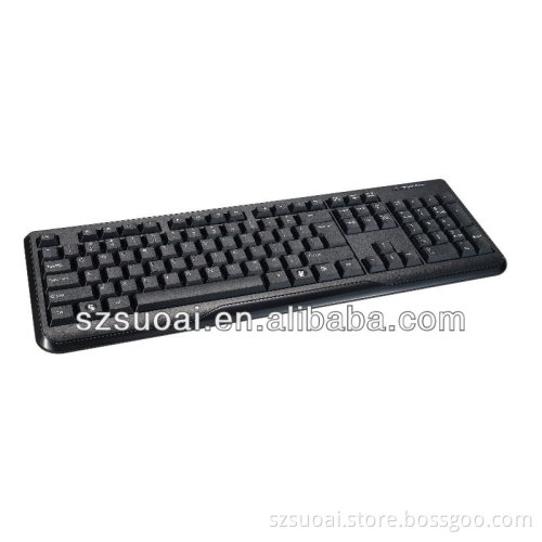 hot selling standard wired keyboard